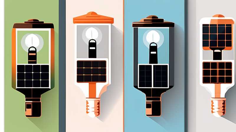 How to turn on the solar copper filament lamp switch