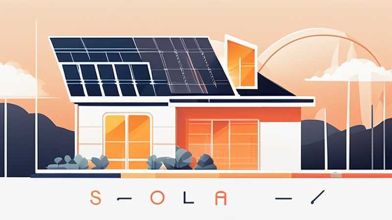 Where to install solar energy in villa