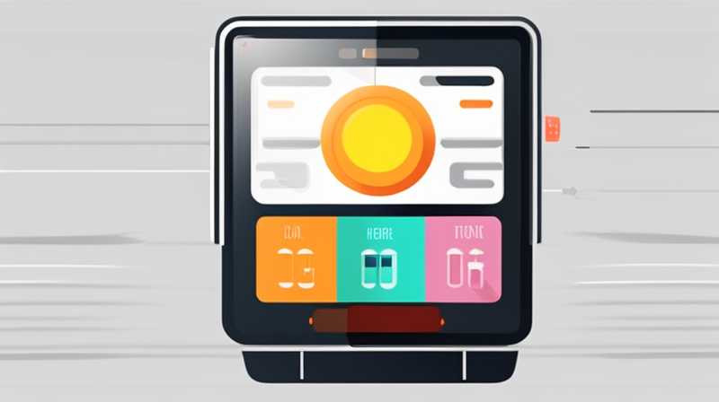 How to change the battery of solar monitor