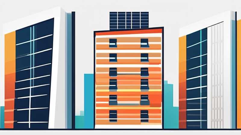What medium should be added to high-rise solar energy