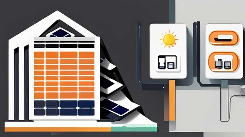 How does solar energy control charging current?