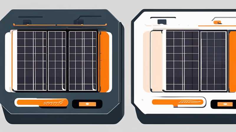 How to connect solar monitor to charge