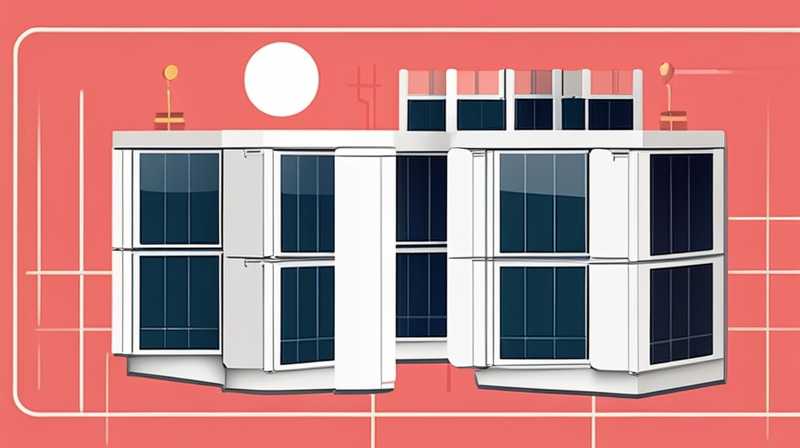 How to connect three solar panel lines