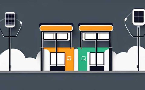 How many watts are the solar lights on the roadside?