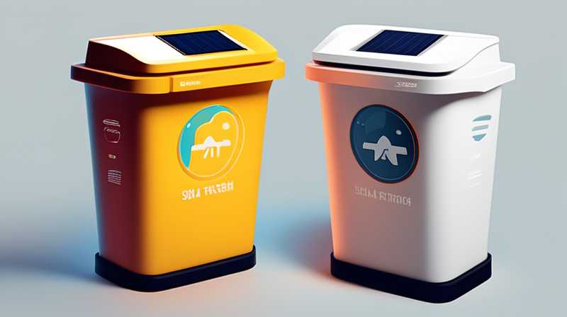 What brands of solar trash cans are there?