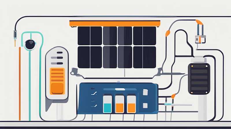 How many meters is the bottom of the solar power pile