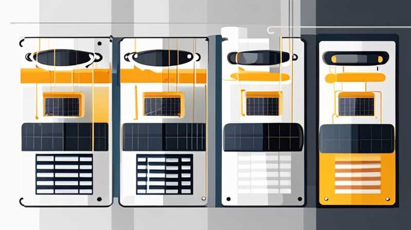 How to switch solar generator