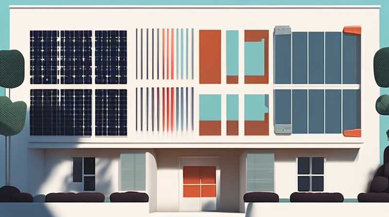 What is the voltage of the courtyard solar panel?