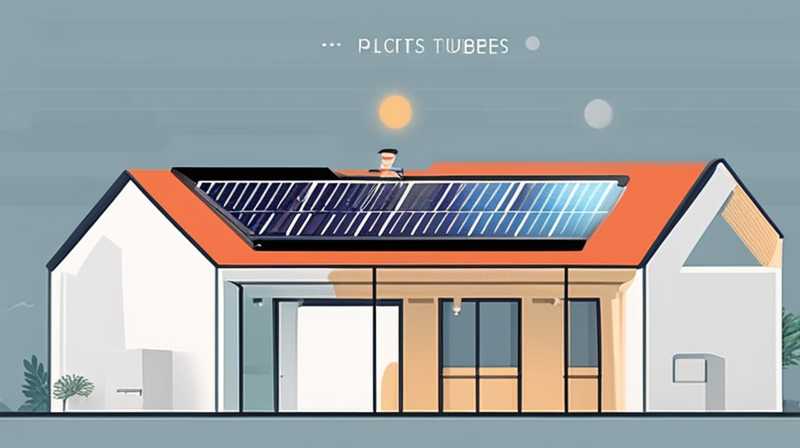 How to place solar tubes on a sloping roof