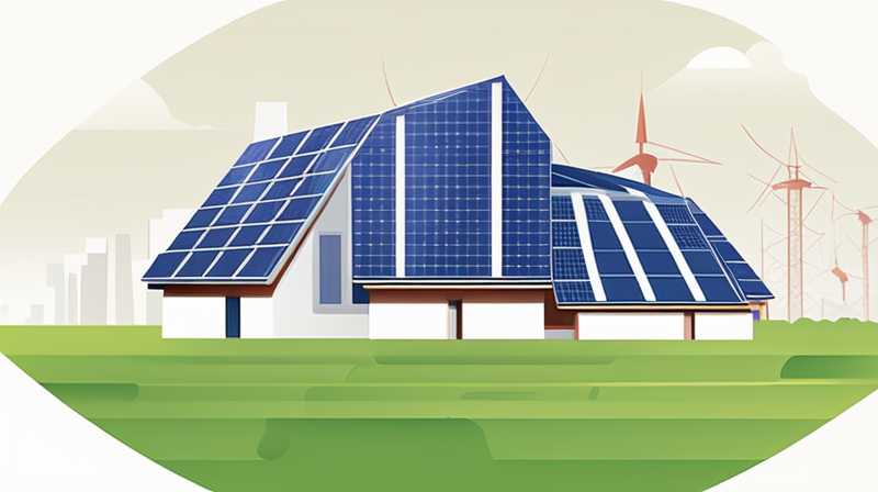 How many buildings can be installed with solar energy?