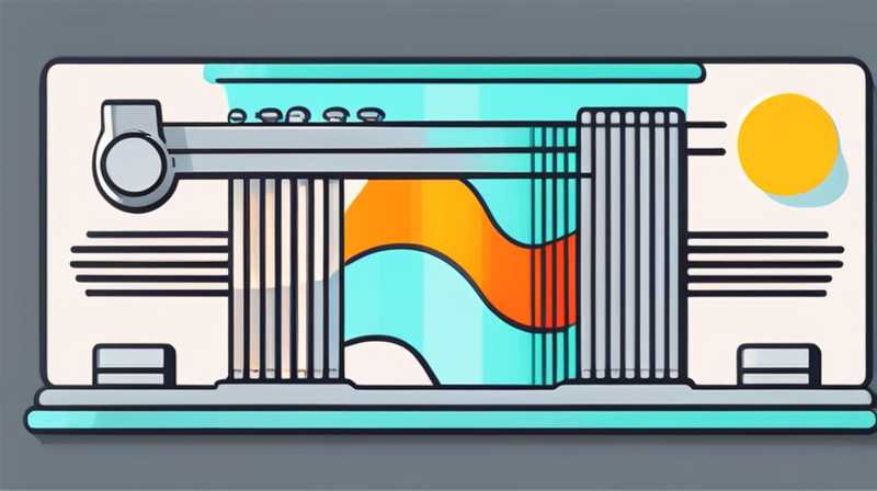 How to connect solar energy and radiators