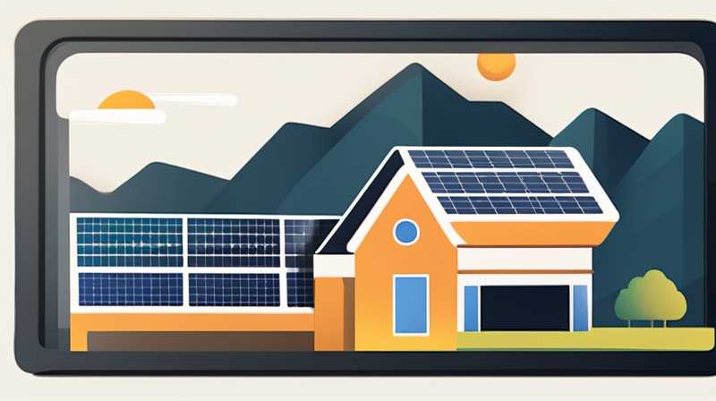 What to do if the flat panel solar panel has a small capacity