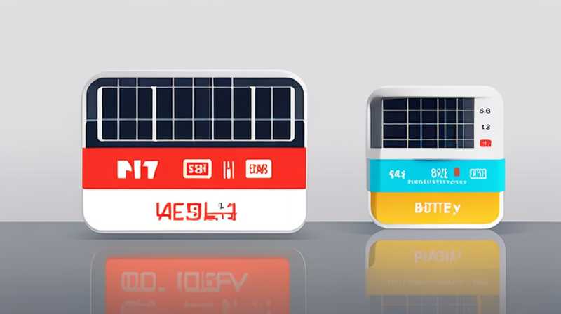 How many volts does the p67 solar light battery have