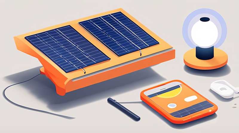 How many volts does a small solar light have?