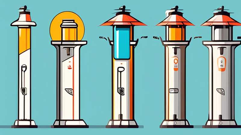 What is the height of the solar light pole?