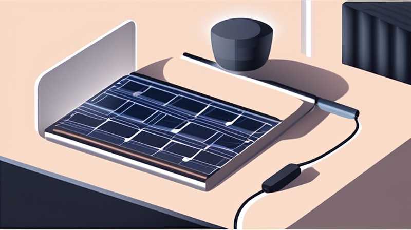 How much electricity can be charged with 8W solar energy