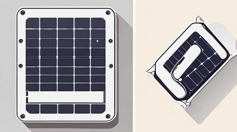 How to open the solar light cover