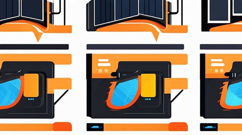 How to remove the battery of a solar panel