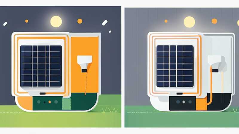 How to connect the ground socket of solar light string