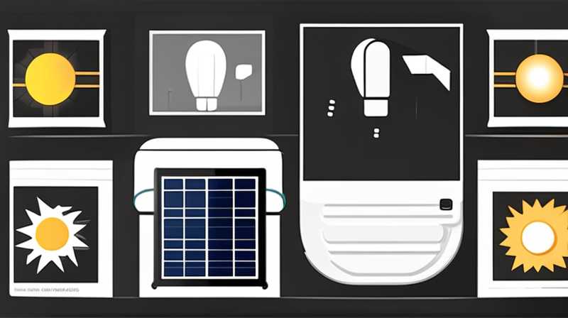 How to install solar charging lamp