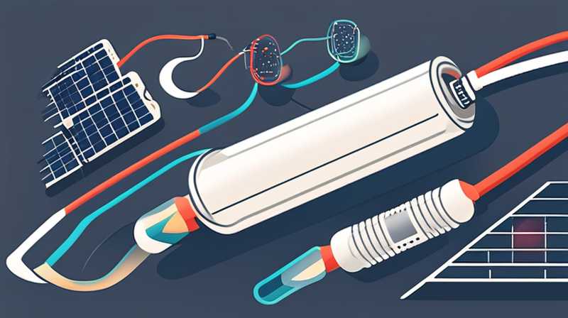 How to connect solar tube wires