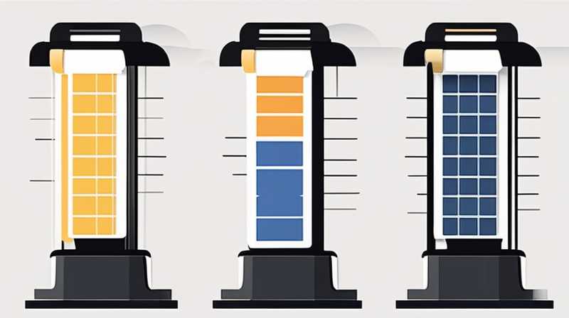 How to install a column solar light