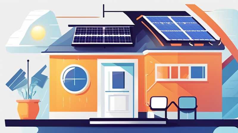 How to install solar energy indoors