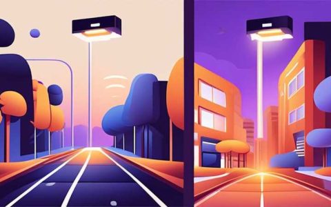 How to take pictures with solar street lights at night