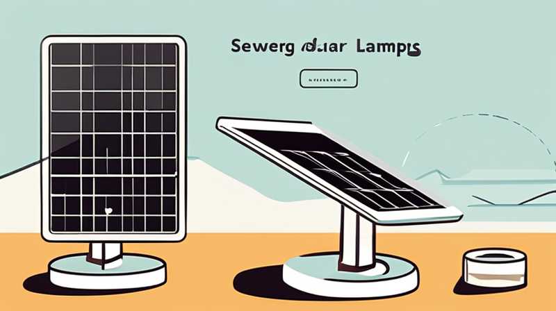 How to install the base of a solar desk lamp