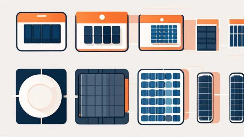What solar panels have electricity when there is light?