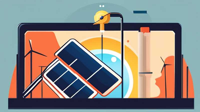 How to clean the split solar panel