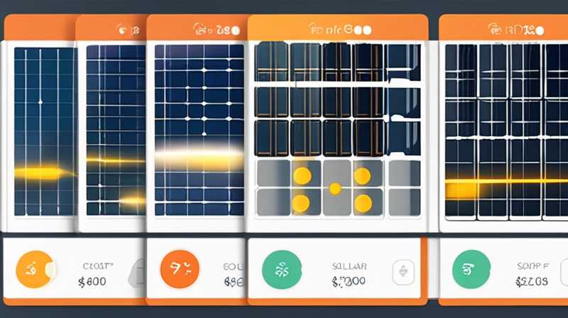 How much does solar photovoltaic cost per volt?