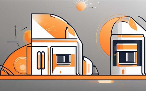 Orange light, solar power, why?