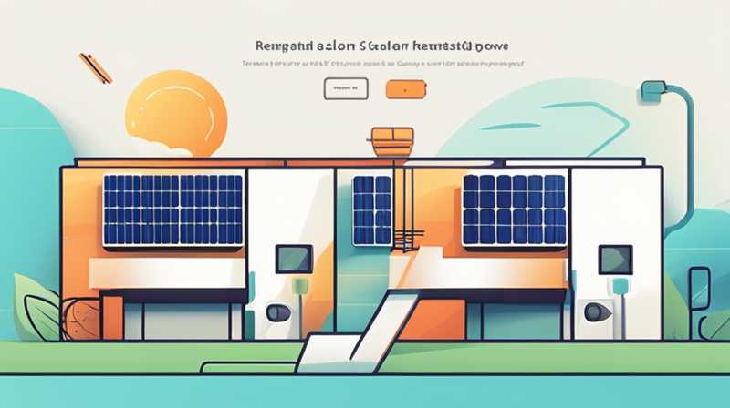 How do residents install solar power generation?