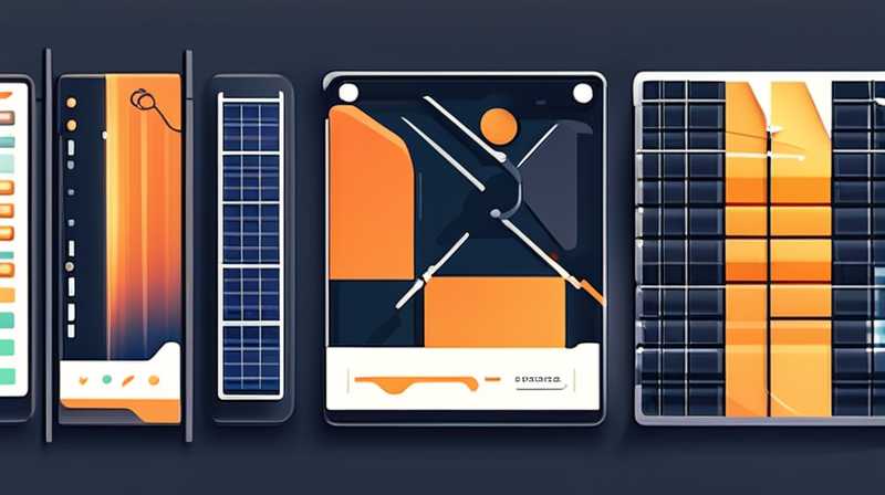 How to adjust the time of solar panels