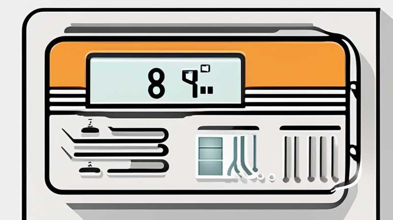 How to connect solar energy meter