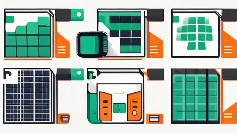 How many watts of solar panels are used for charging