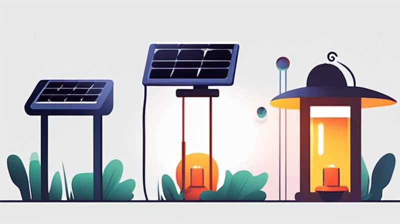 What can solar lamps be used for?