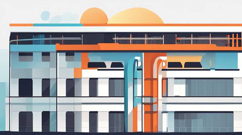 How to connect the solar barrel pipes in the building