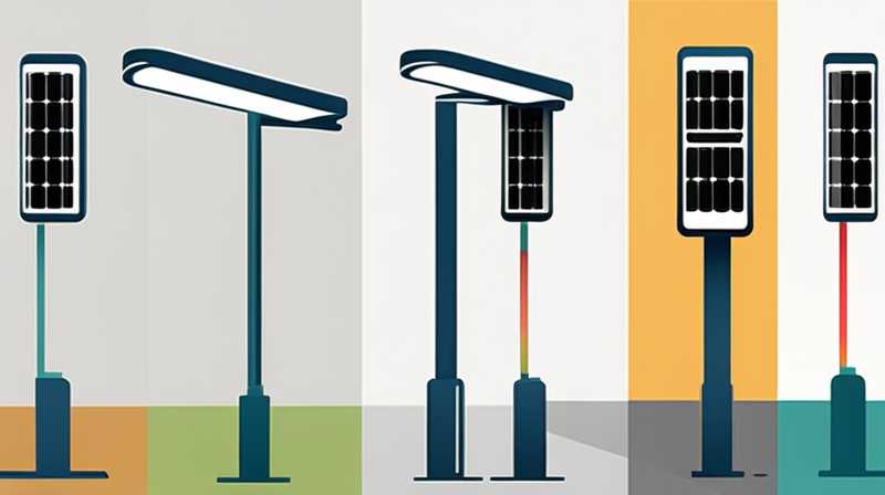 How to connect lithium battery solar street lights