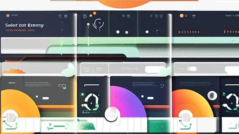 How to automatically switch solar energy monitoring