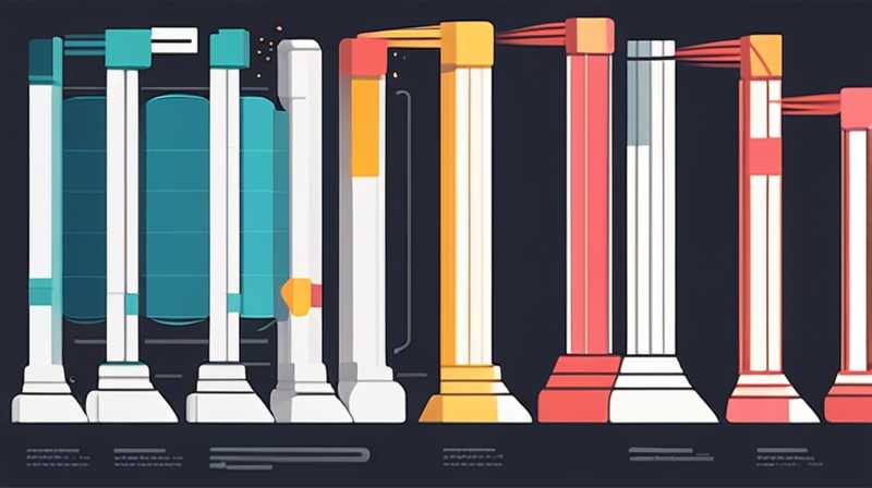 How to use the column solar light