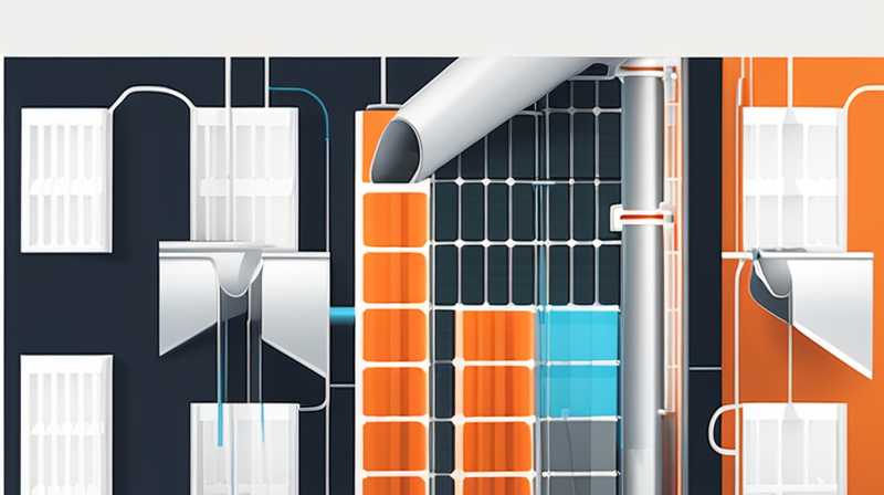 What kind of pipes are used for solar installation?