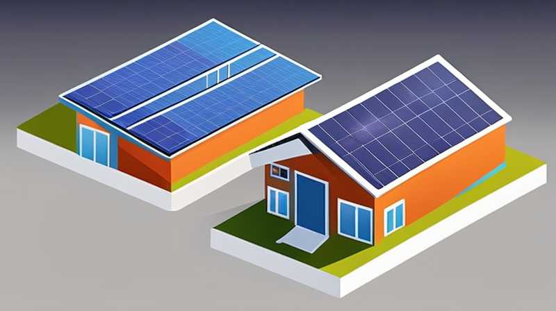 How to place solar energy in a tin shed