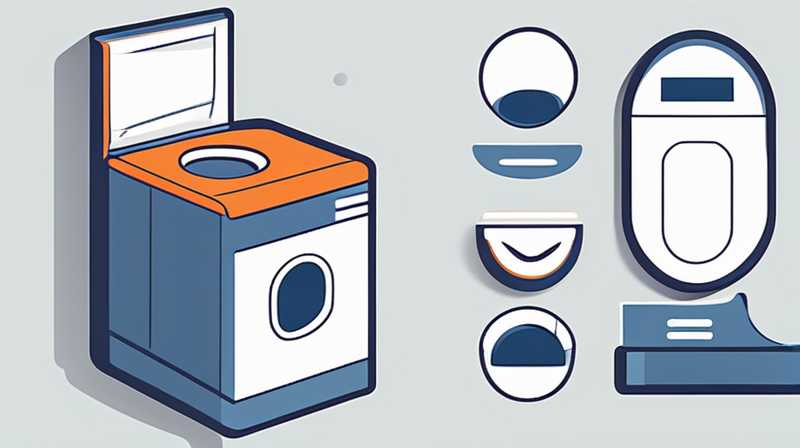 How to disassemble a solar powered toilet