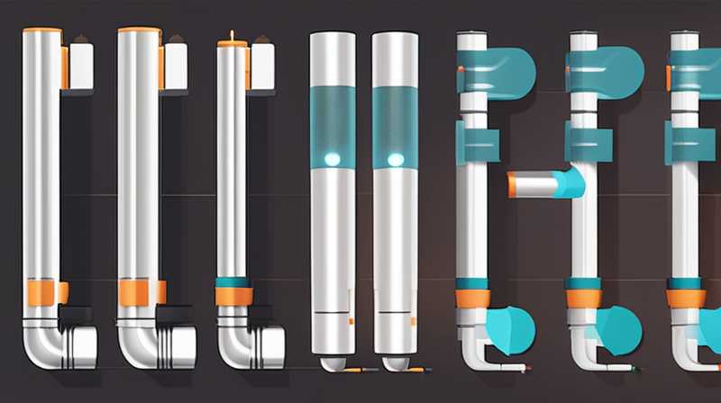 How to connect wall mounted solar pipes