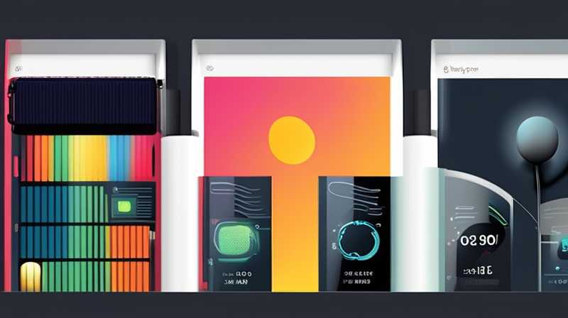 How to change the color of solar display lights