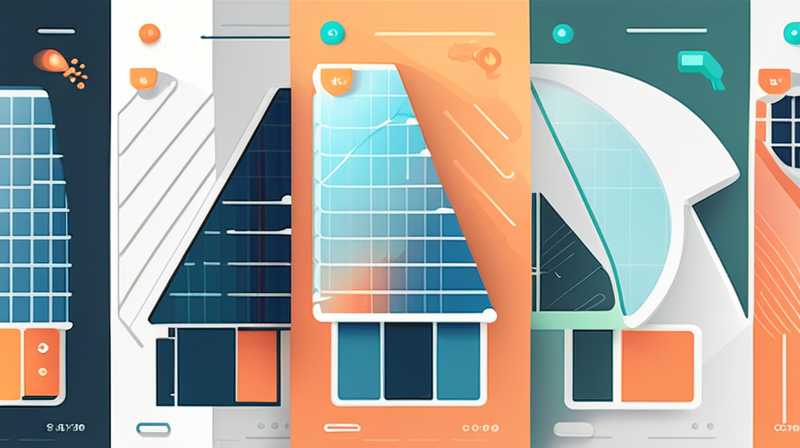 What is the angle for installing solar panels?