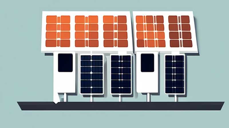 How to make the solar panel lights light up