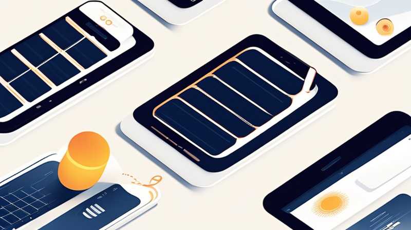 How to connect mobile power to solar energy